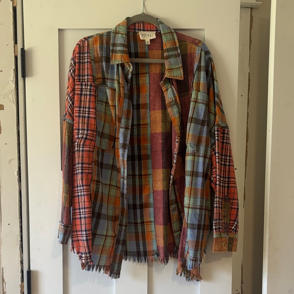 Oli & Hali Multicolor Plaid Button Down Shirt